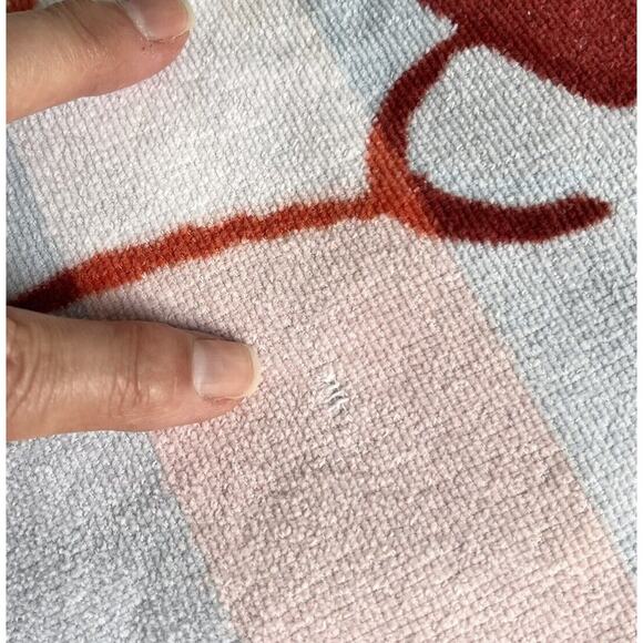 Vintage Mickey Mouse Beach Towel Red Authentic Disney Parks Retro Souvenir NICE! - Picture 6 of 12